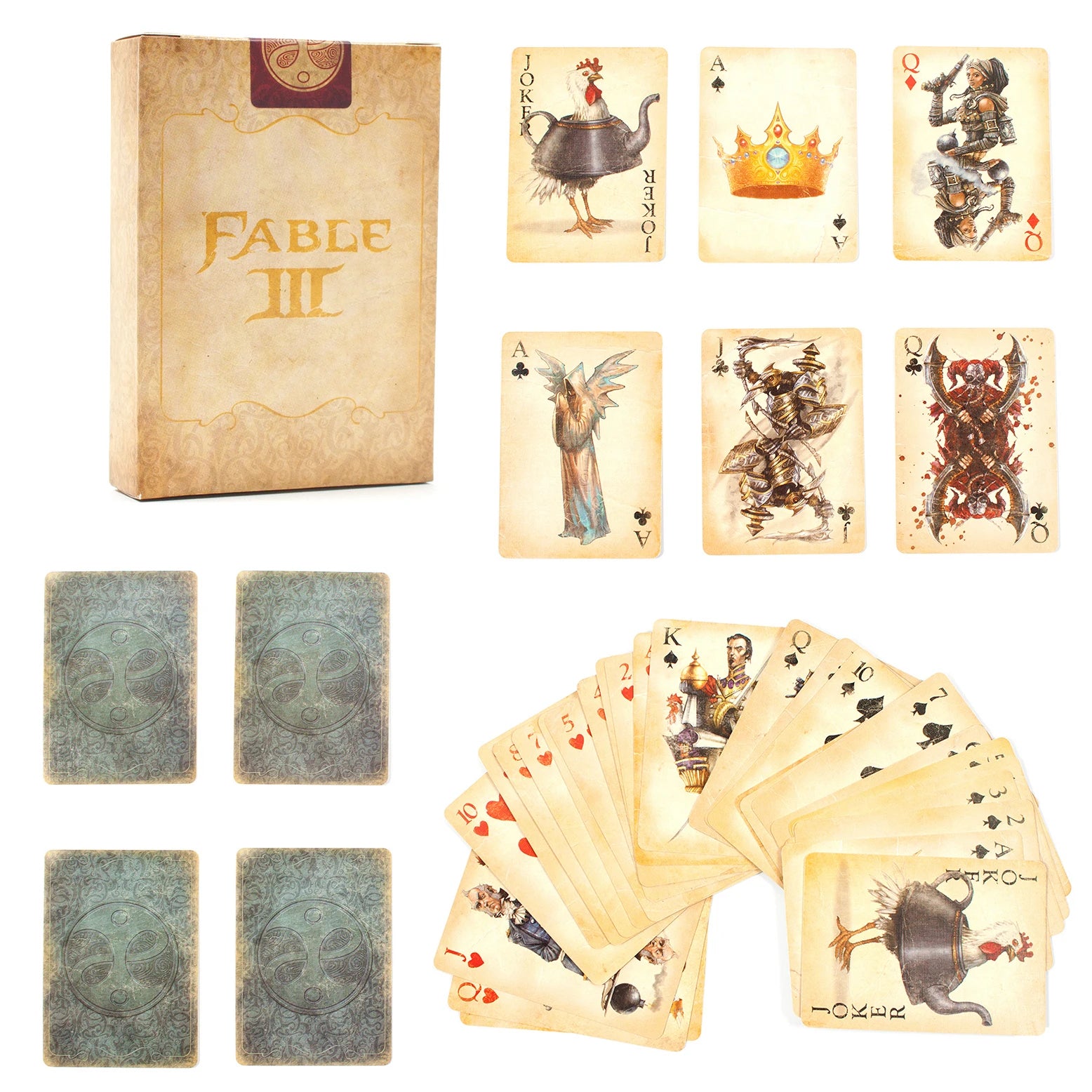 jeu cartes vintage